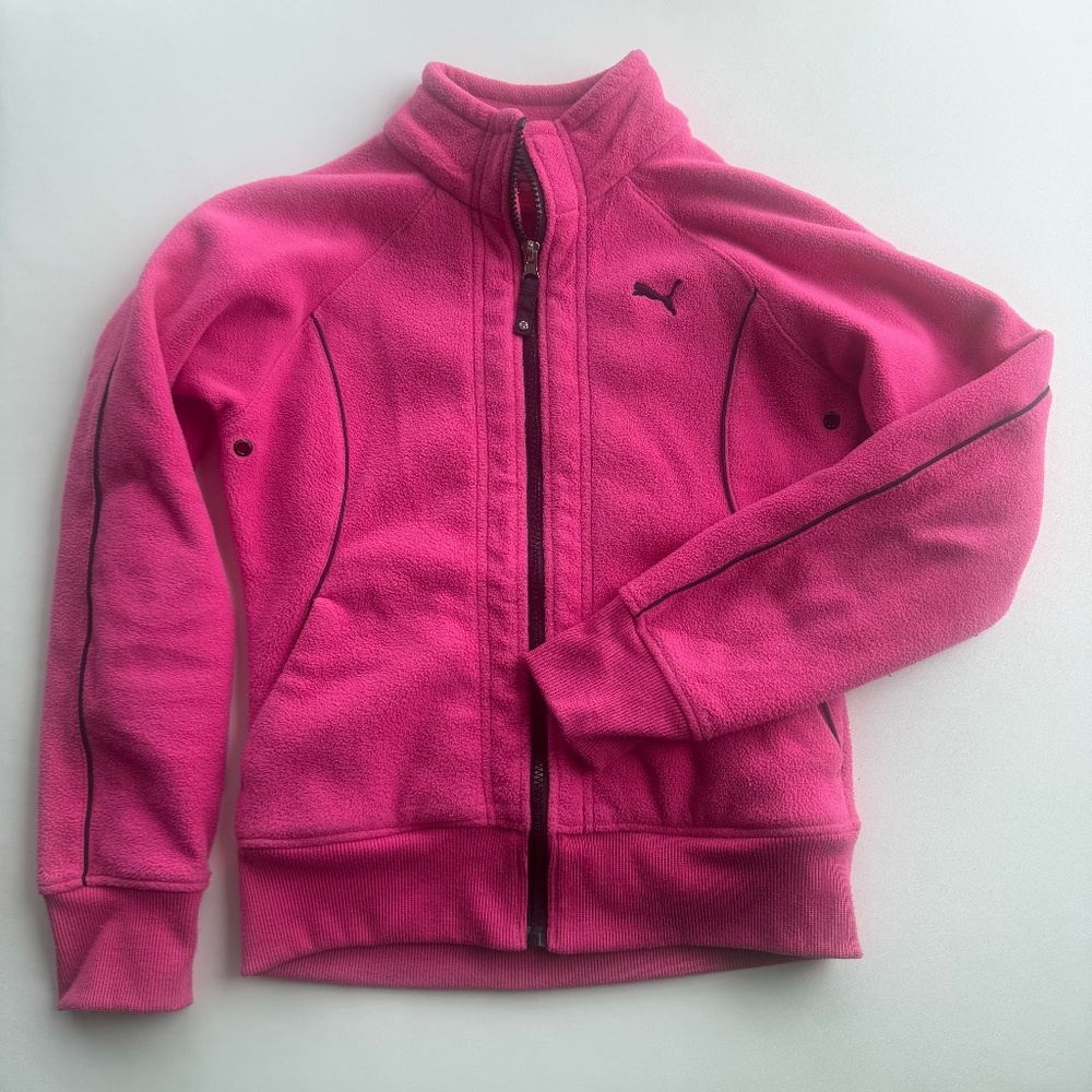 Girls’ Fleece Puma Zip Jacket
